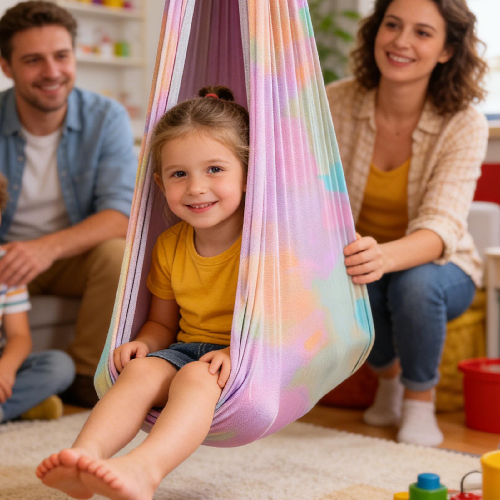 Kids Outdoor Yoga - 子供用スイング 強力耐荷重 カドルチェア ヨガスイング 学校 教室