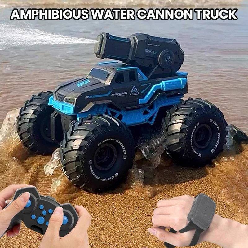Kids Outdoor Vehicles - 水陸両用 RC カー 2 コントロールモードリモコンクライミングカー 2.4Ghz
