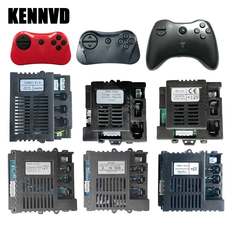 Kids Outdoor Vehicles - 子供用電気自動車リモコン,6v,12v,ZM-DR04,dr01,v2.6,24v,ldr01,v1.6,utv