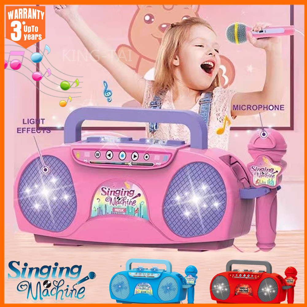 Kids Outdoor Music - キッズマイクカラオケマシン楽器のおもちゃライト屋内屋外旅行教育玩具ギフト女の子男の子子供のため