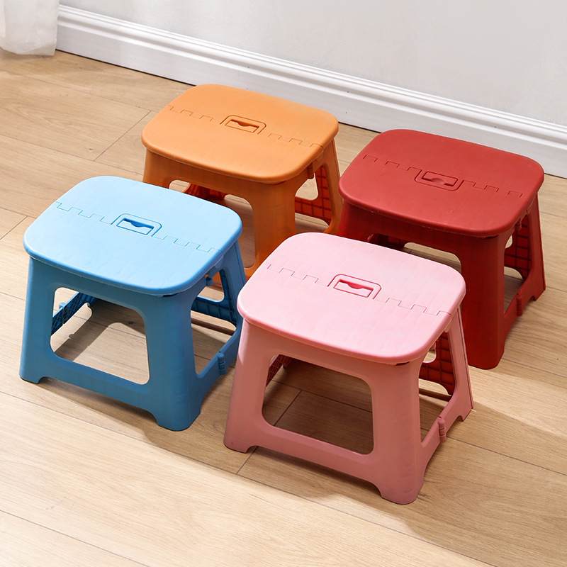 Kids Outdoor Furniture - 和風ポータブル家庭用折りたたみスツールキッズチャイルドプラスチックスツールアウトドアキャンプ釣りスツール