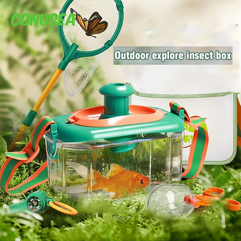 Kids Outdoor Explorer Set - 子供用昆虫蝶キャッチャー 子供用アウトドアアクティビティおもちゃ 教育冒険探検おもちゃ エクスプローラーキット 子供用
