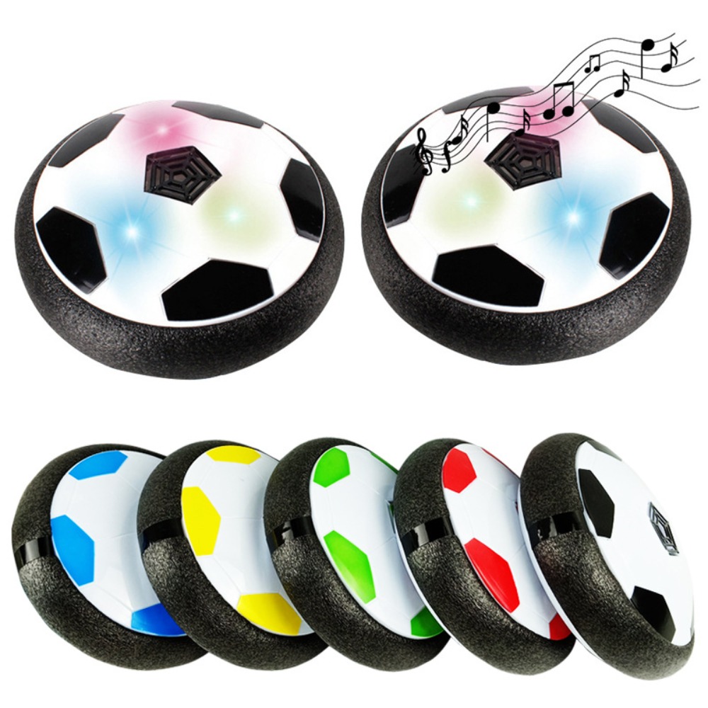 Kids Outdoor Music - 子供用ホバーサッカーボールおもちゃ、LEDライトと音楽付き電動浮遊サッカーボール、屋外ゲームスポーツおもちゃ