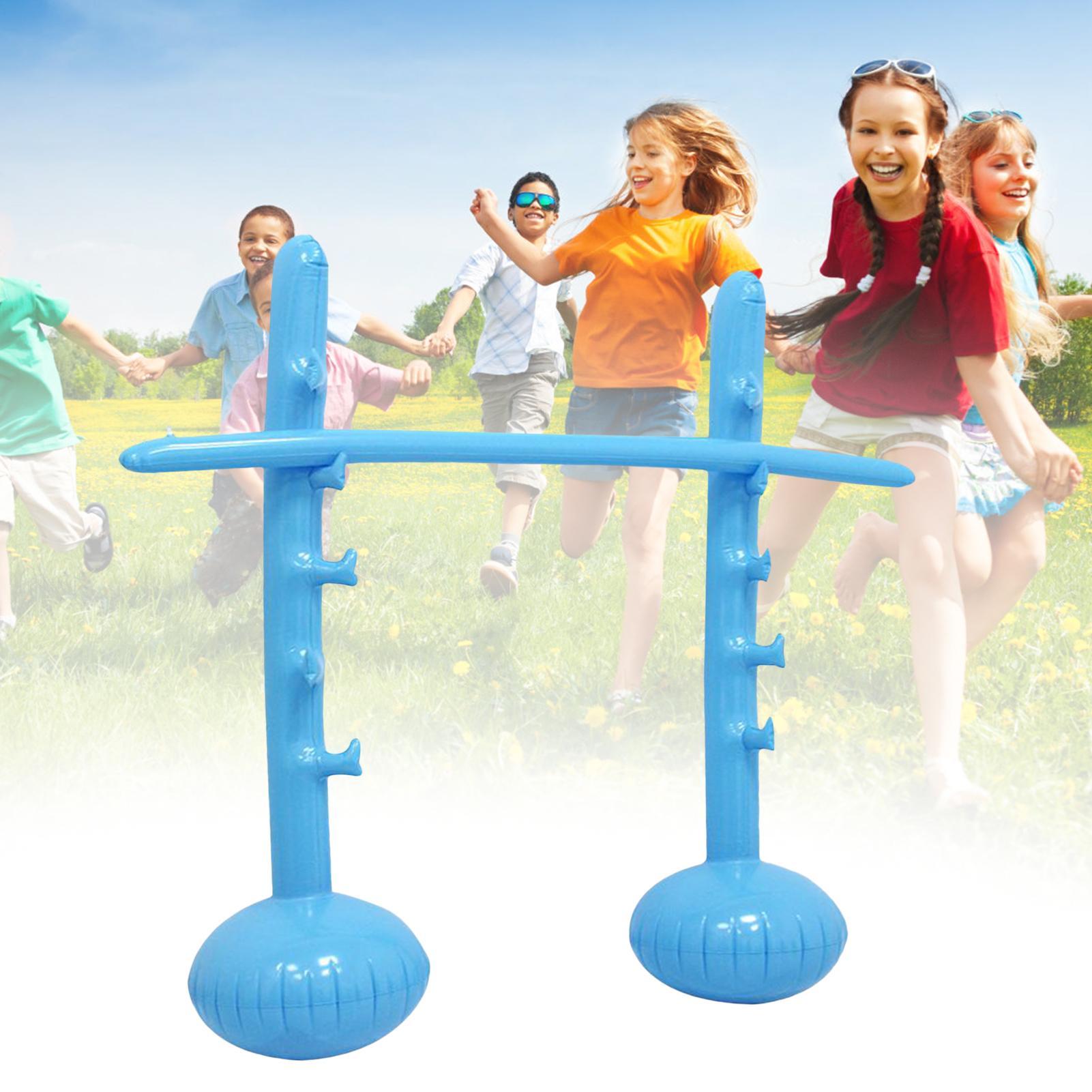 Kids Outdoor Yard - 高さ調節可能なインフレータブルリムボポール、パーティー用ゲームアーチ、屋外夏の水遊びおもちゃ、子供用ビーチ、プール、庭、裏庭イベントに最適
