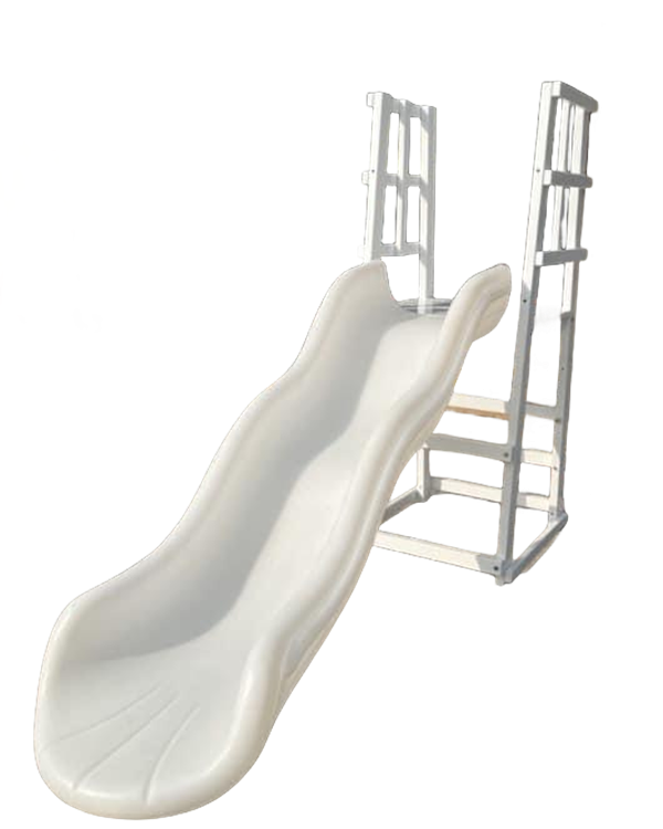 Kids Outdoor Furniture - 激安セール！白いダブル滑り台 室内/屋外兼用 ソフトプレイ プラスチック製滑り台 子供用 幼稚園用