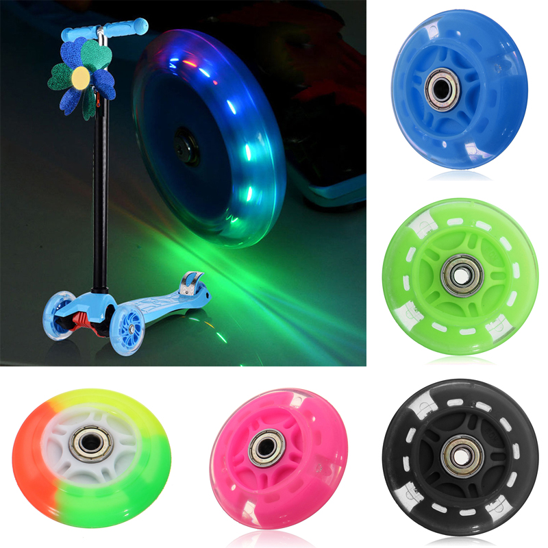 Kids Outdoor Vehicles - LED フラッシュ - スクーターホイール点滅ライトミニ屋外用ホイール点滅ライト車のおもちゃのホイール子供用スクーターホイール部品