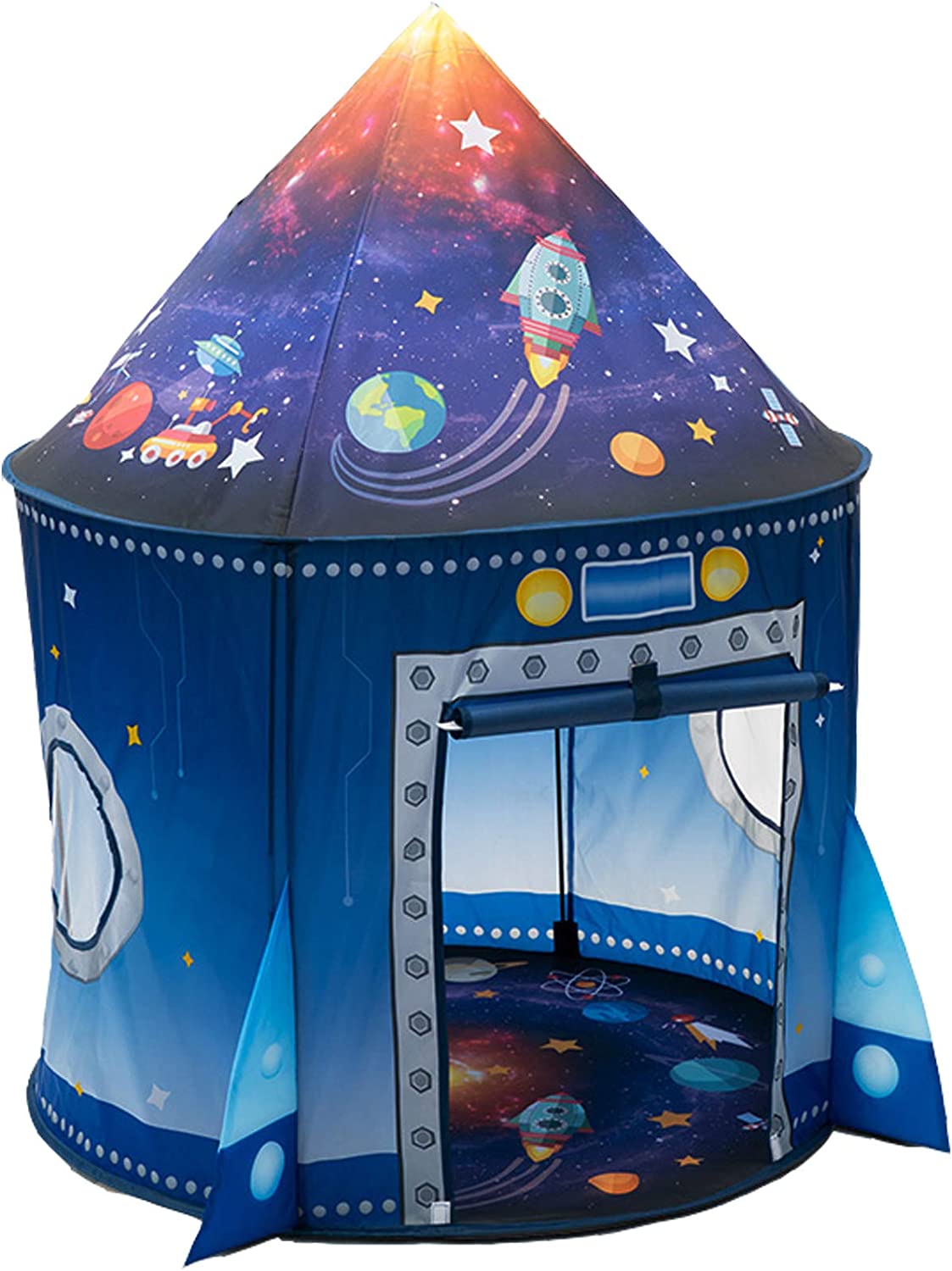 Kids Outdoor Lounge Set - ロケットシップ キッズテント ポップアッププレイおもちゃテント 子供用 大スペース 屋内ごっこ遊び小屋