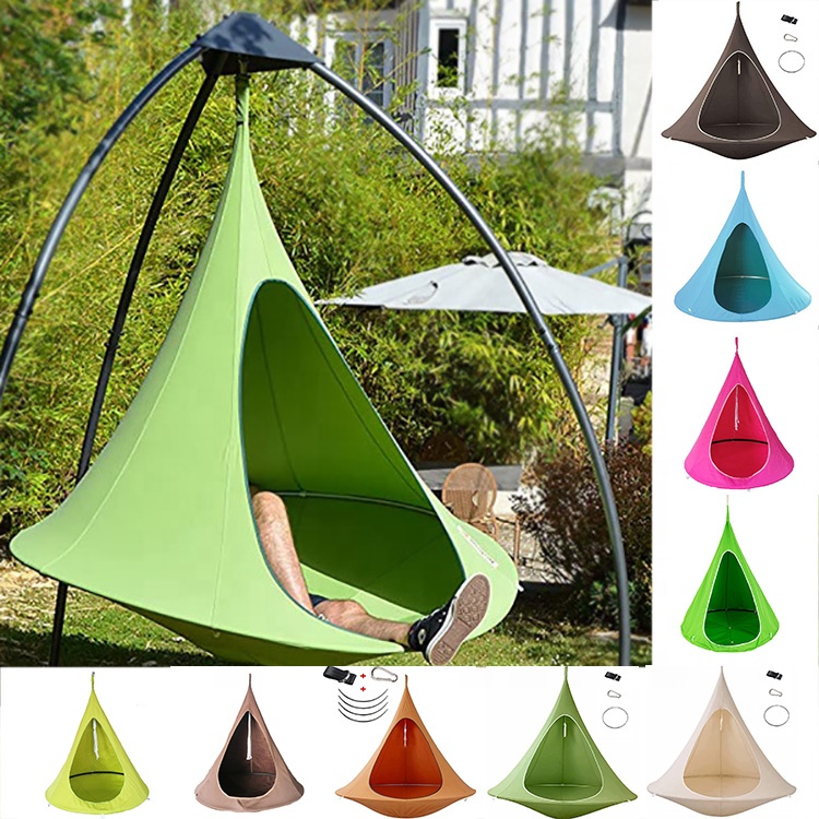 Kids Outdoor Furniture - 子供大人用屋外キャンプ防水レジャーハンギングテントハンギングチェア屋内家具ティピーツリーハウステントツリーポッド