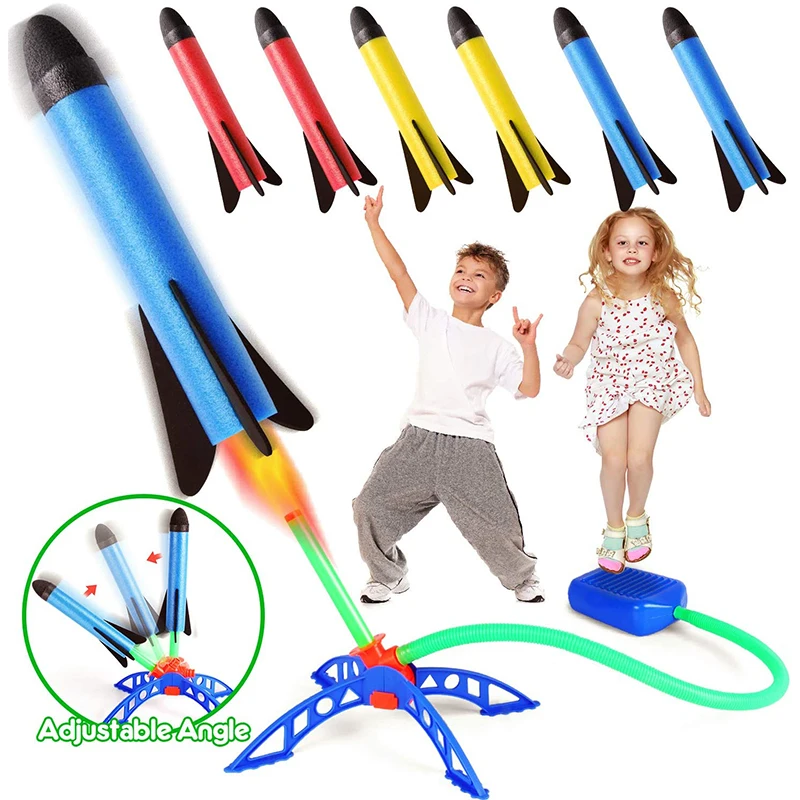 子供屋外ロケットフットポンプ屋外空気プレス急上昇ロケットスー - Kids Outdoor Explorer Set のレビューと価格