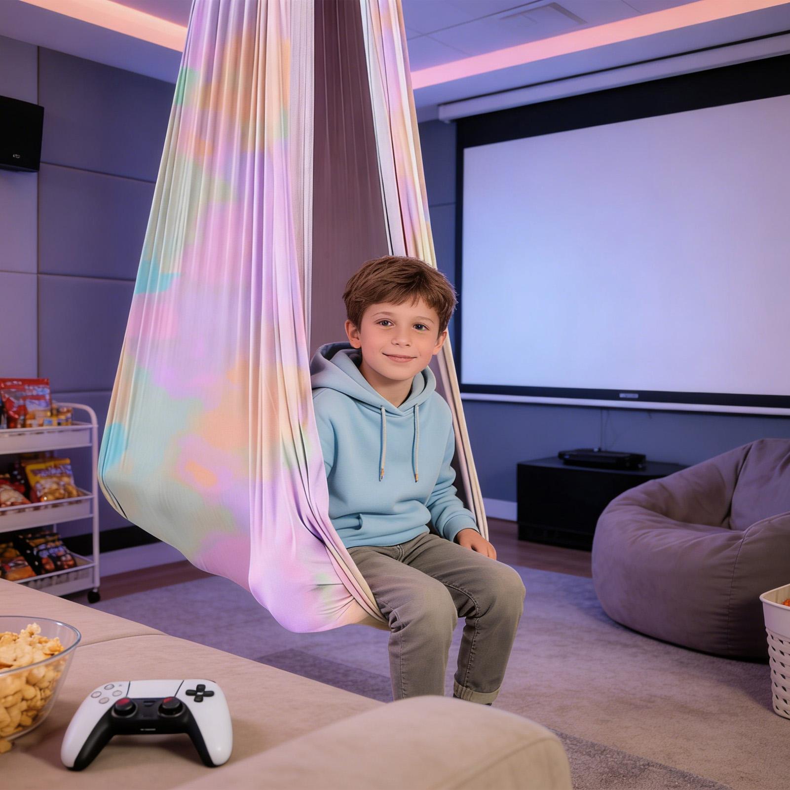 子供用スイング 強力耐荷重 カドルチェア ヨガスイング 学校 - Kids Outdoor Yoga のレビューと価格