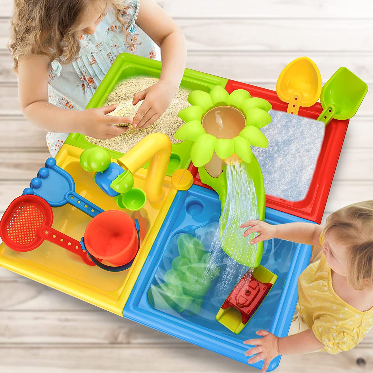 子供のためのテーブルとビーチのおもちゃ,屋外ゲーム,ベビーウ - Kids Outdoor Water Play のレビューと価格