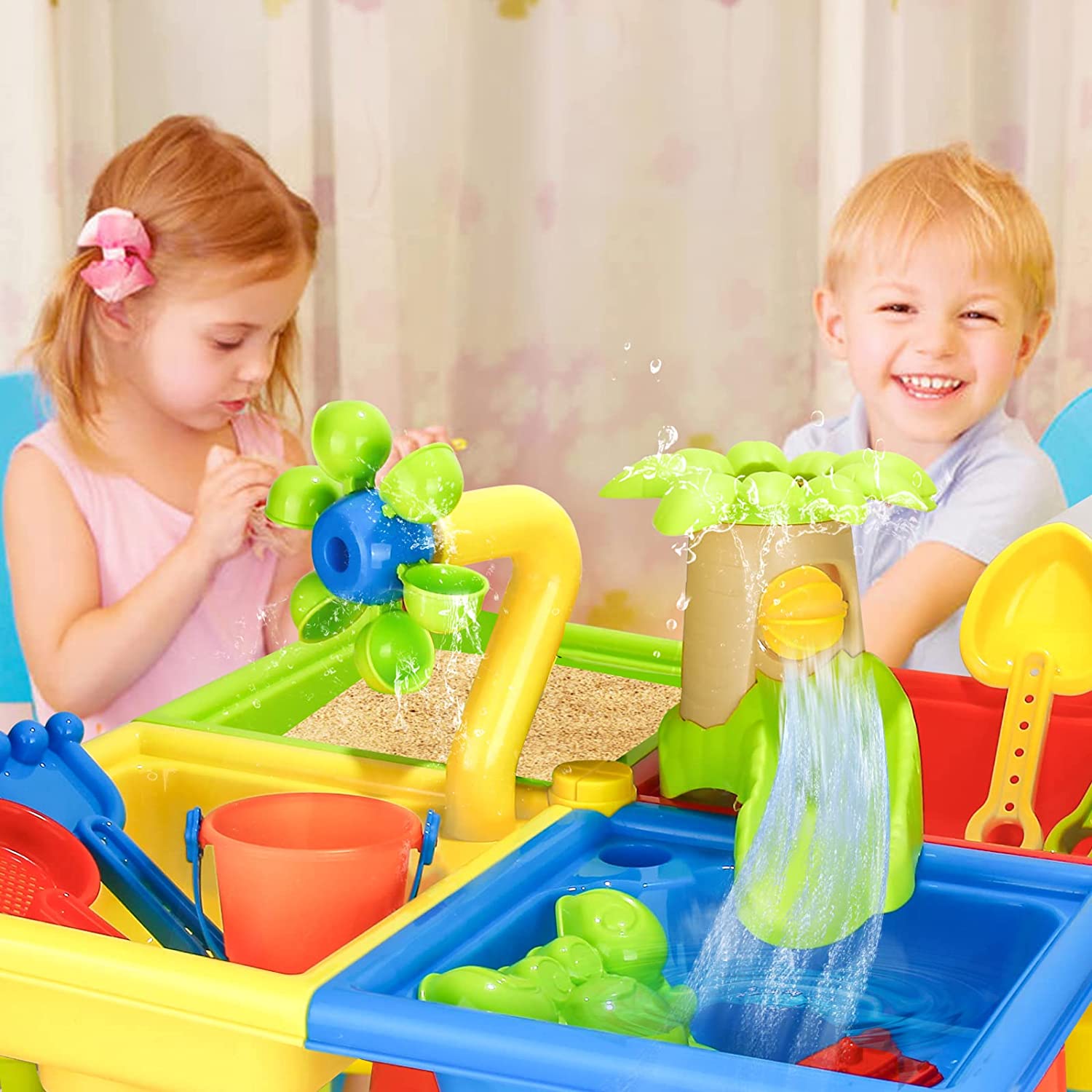 子供のためのテーブルとビーチのおもちゃ,屋外ゲーム,ベビーウ - Kids Outdoor Water Play のレビューと価格