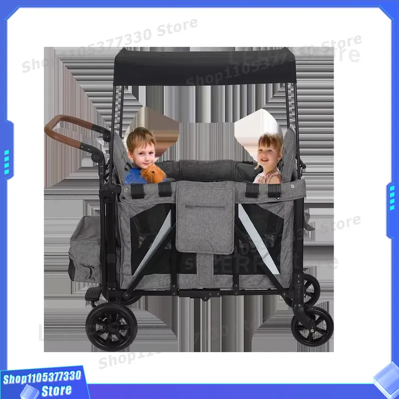 折りたたみ式子供用ビーチワゴン、ホイール付きヘビーデューティ - Kids Outdoor Wagon のレビューと価格