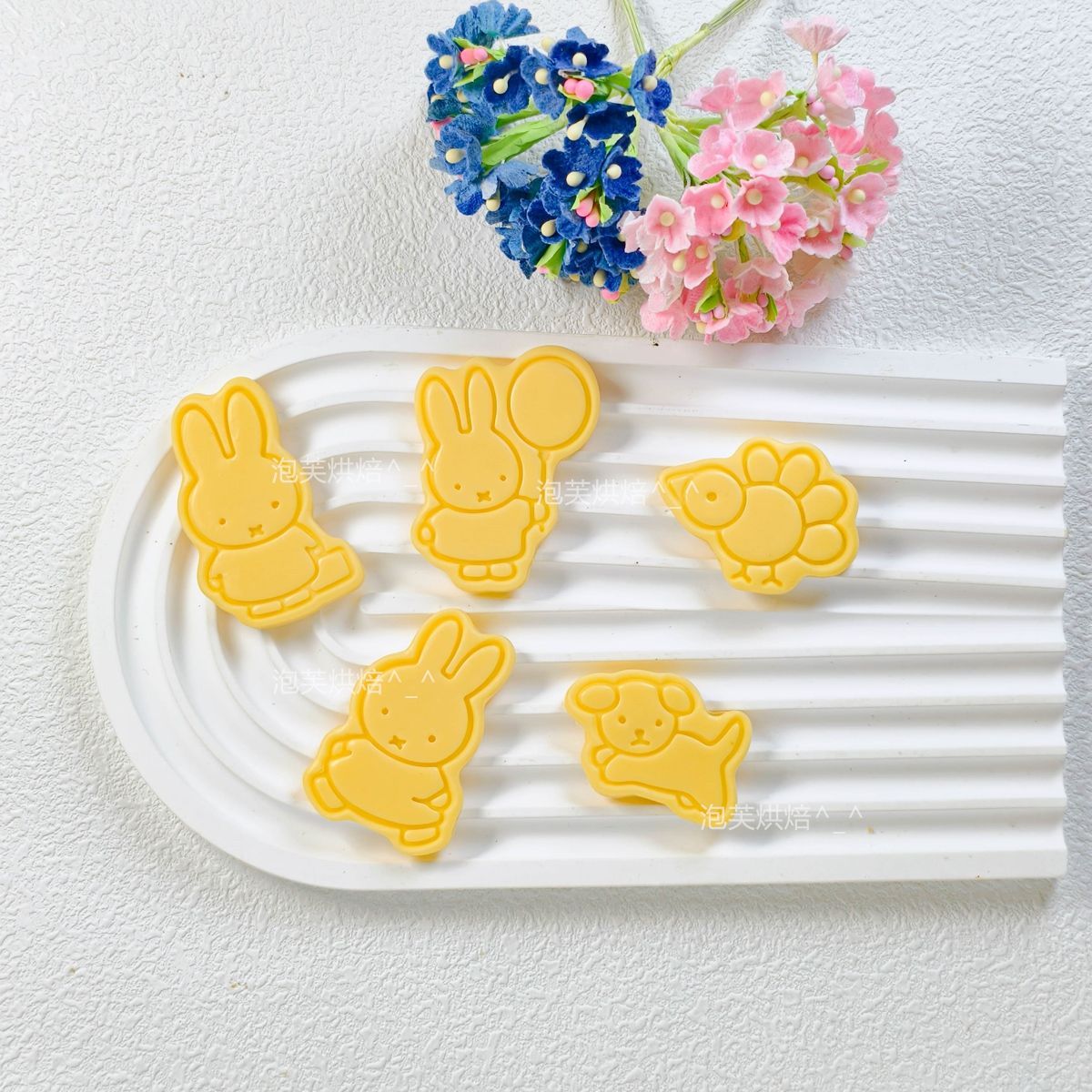 かわいい 3D プレスクッキー型 ミッフィー柄付き 再利用可 - Kids Outdoor Kitchen Accessories のレビューと価格