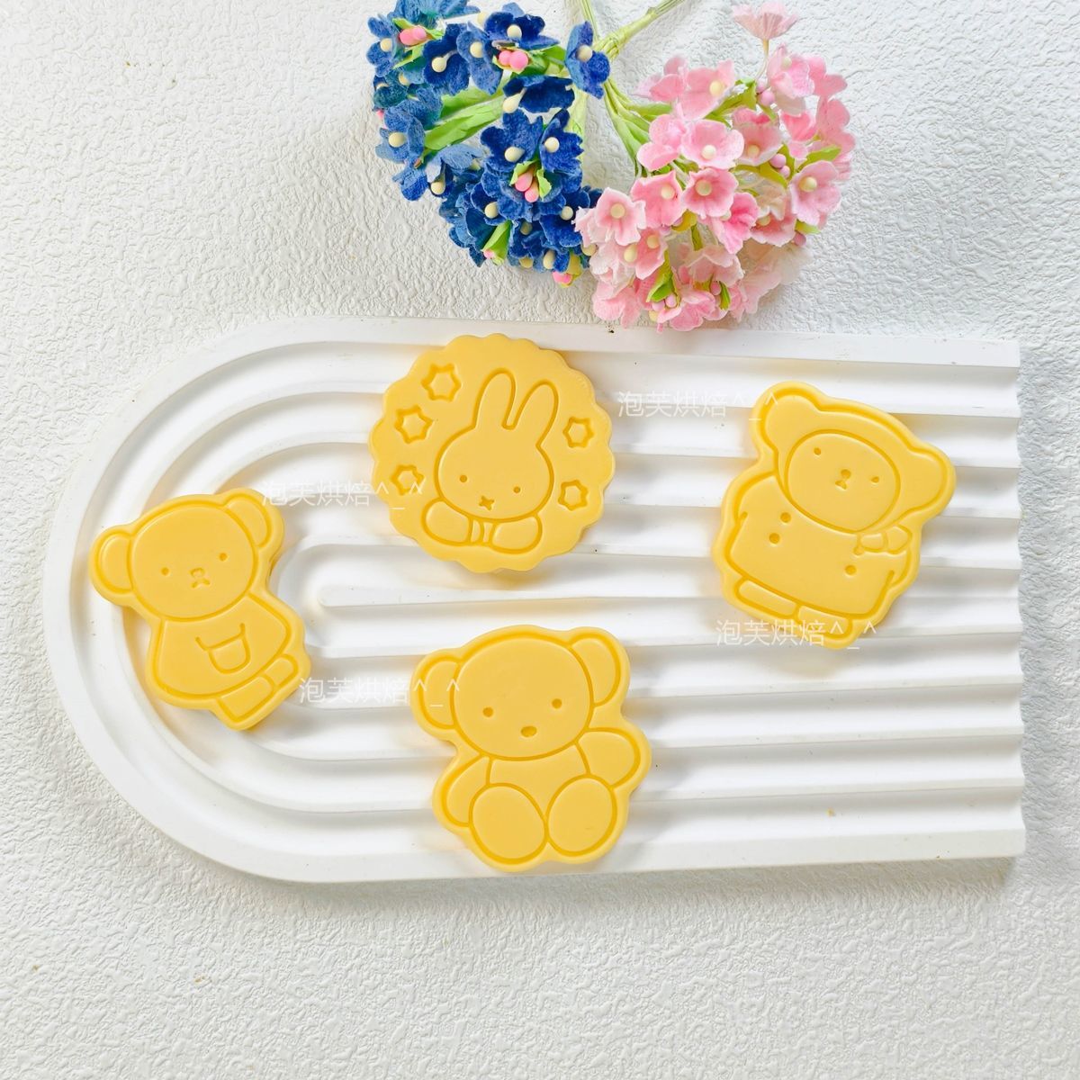 かわいい 3D プレスクッキー型 ミッフィー柄付き 再利用可 - Kids Outdoor Kitchen Accessories のレビューと価格
