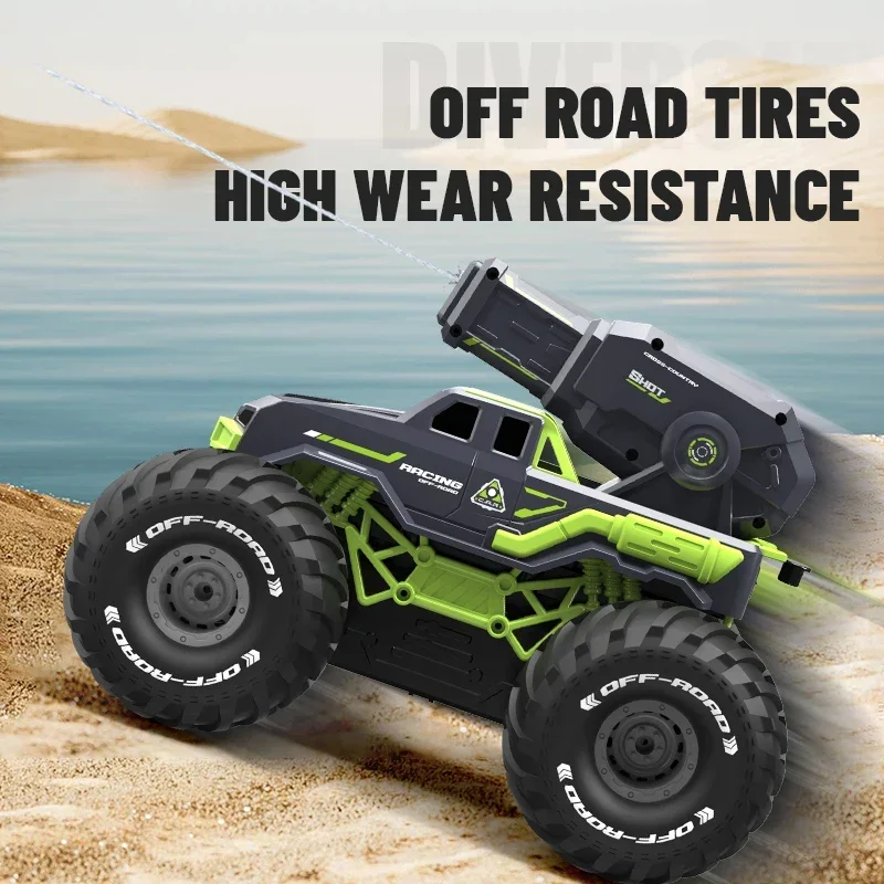 水陸両用 RC カー 2 コントロールモードリモコンクライミ - Kids Outdoor Vehicles のレビューと価格