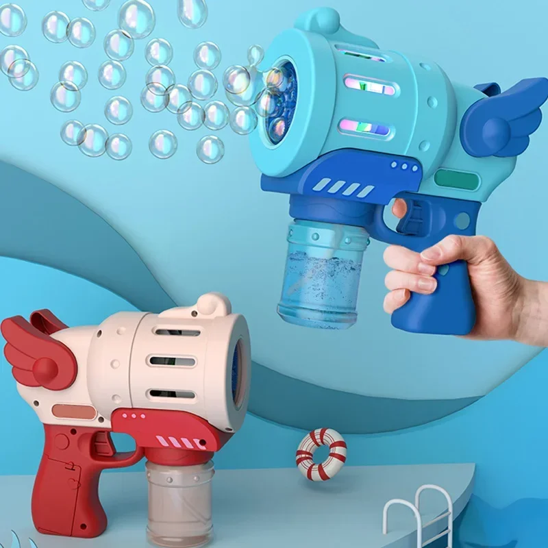 電動バブルマシン、点滅ライトと音楽付き、子供用、自動バブルブ - Kids Outdoor Music のレビューと価格