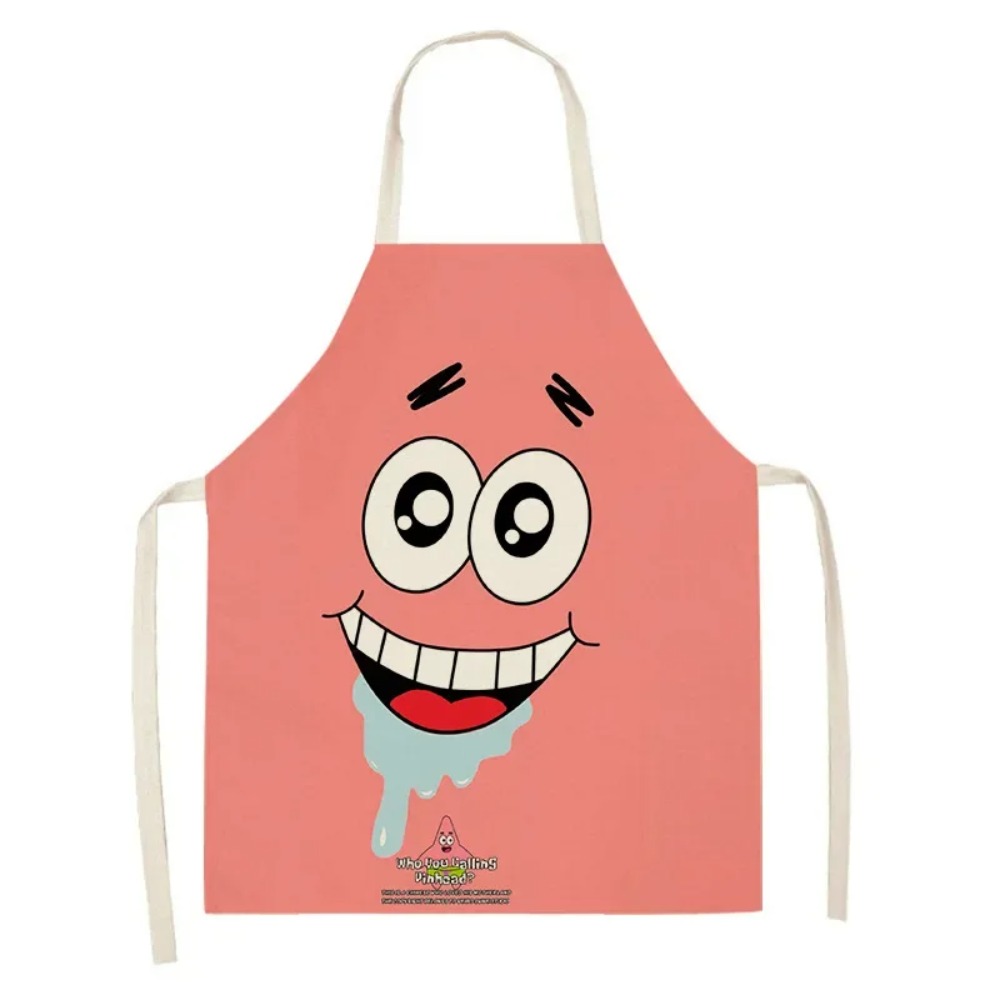 スポンジボブ パトリック キッチンエプロン 大人用 リネンビ - Kids Outdoor Kitchen Accessories のレビューと価格