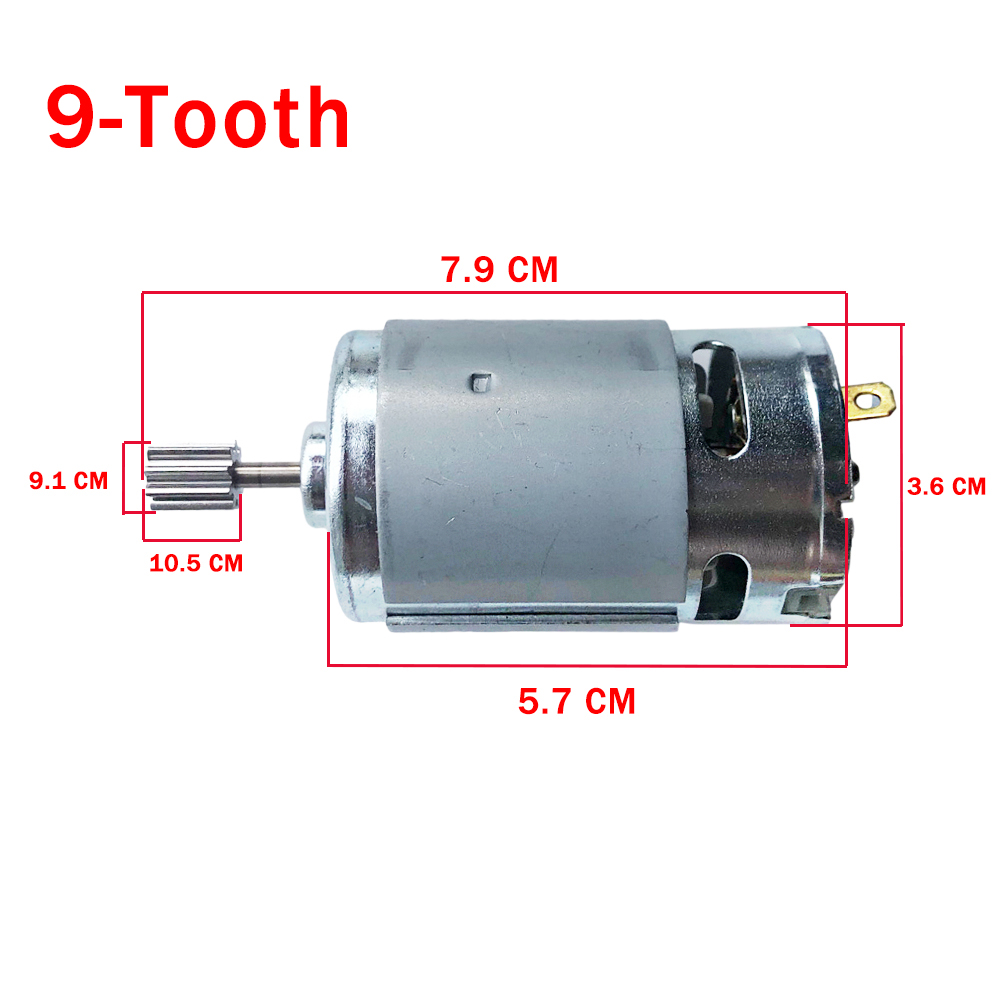 9Tooth 24V RS555 40000RPM 高速モー - Kids Outdoor Vehicles のレビューと価格