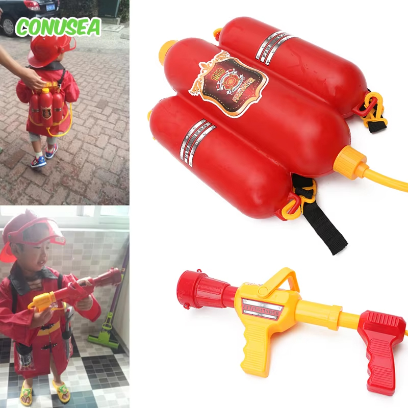 消防バックパック水鉄砲大容量消防士水鉄砲引き出し撮影夏のプー - Kids Outdoor Water Play のレビューと価格