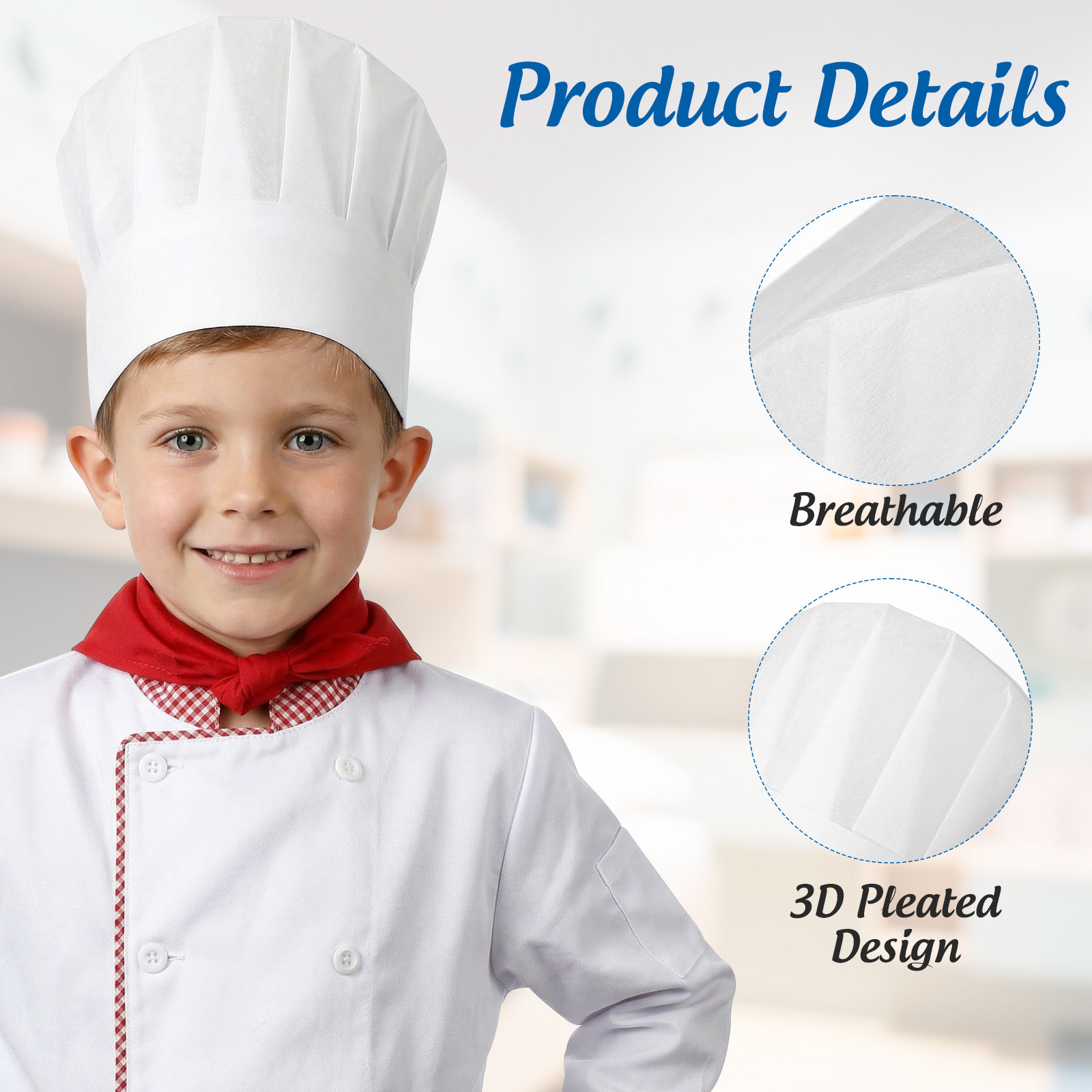 20 個子供使い捨てシェフ紙帽子食品ケータリングツール軽量キ - Kids Outdoor Kitchen Accessories のレビューと価格