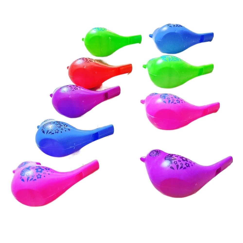 子供のためのカラフルな水の鳥のホイッスル、面白い音楽のおもち - Kids Outdoor Music のレビューと価格