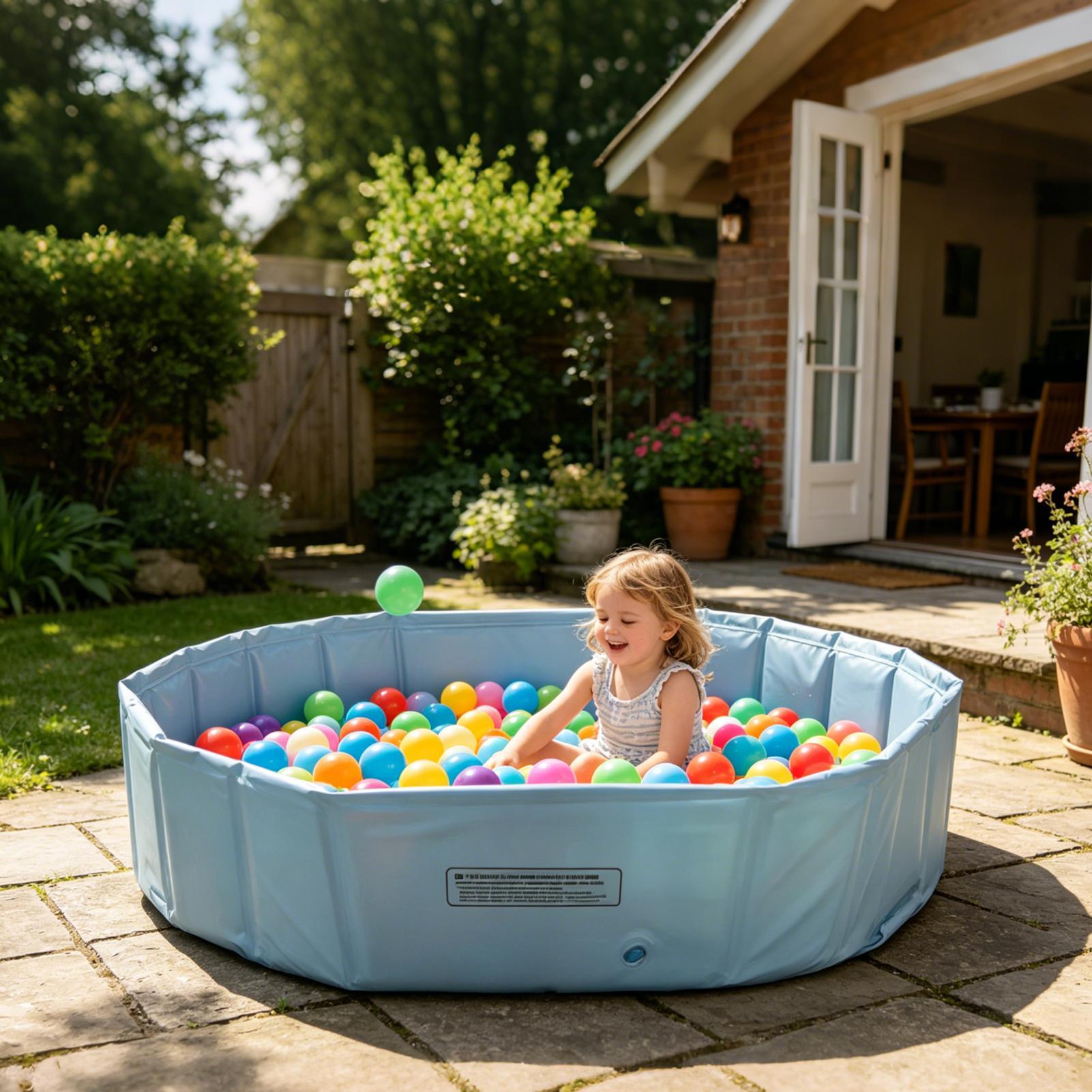 屋外折りたたみ式ペット用プール、子供用ポータブルプール、猫や - Kids Outdoor Yard のレビューと価格