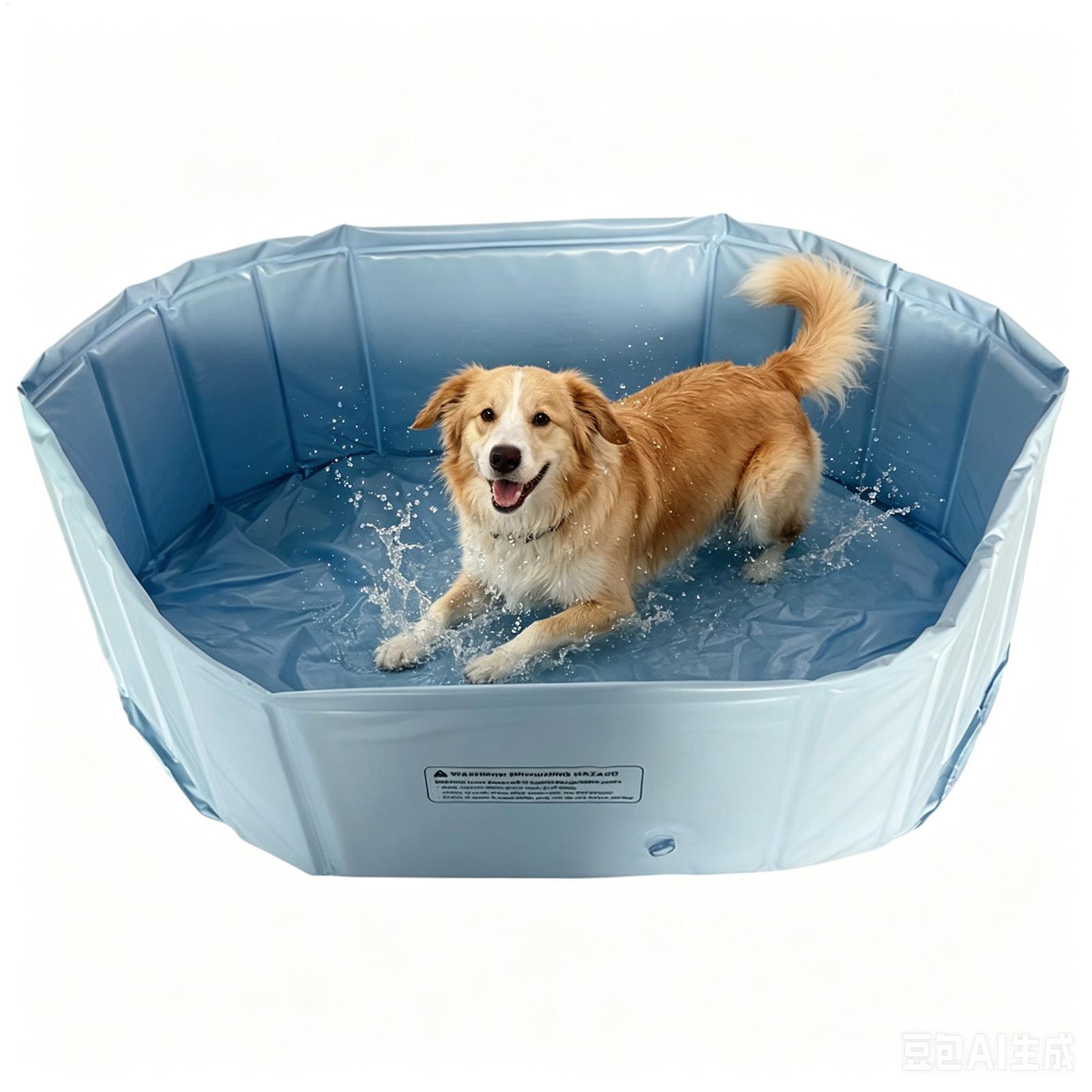 屋外折りたたみ式ペット用プール、子供用ポータブルプール、猫や - Kids Outdoor Yard のレビューと価格
