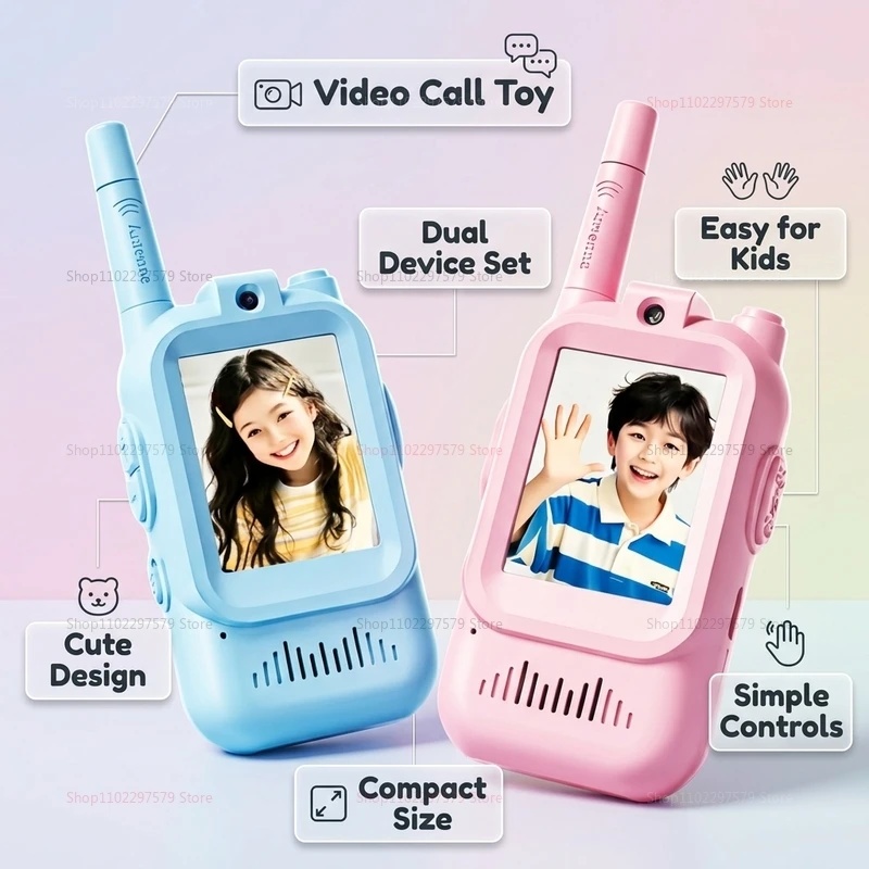 新しいキッズビデオトランシーバー 2 パック充電式インターホ - Kids Outdoor Lounge Set のレビューと価格