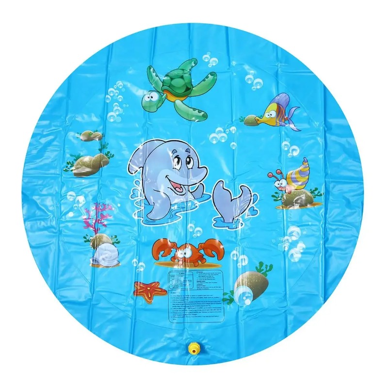 水スプラッシュプール子供屋外面白いおもちゃ子供インフレータブ - Kids Outdoor Yard のレビューと価格