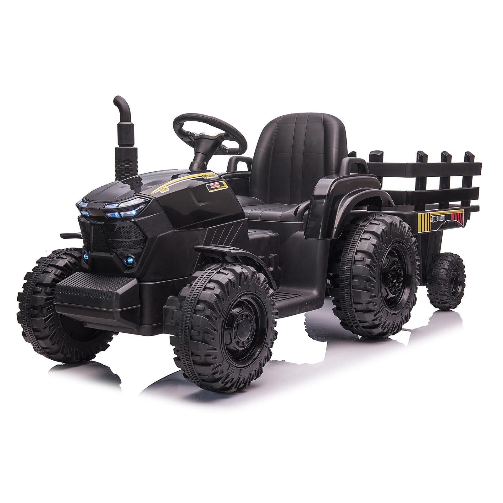 12Vキッズライドオントラクター（トレーラー付き）、デュアル - Kids Outdoor Music のレビューと価格