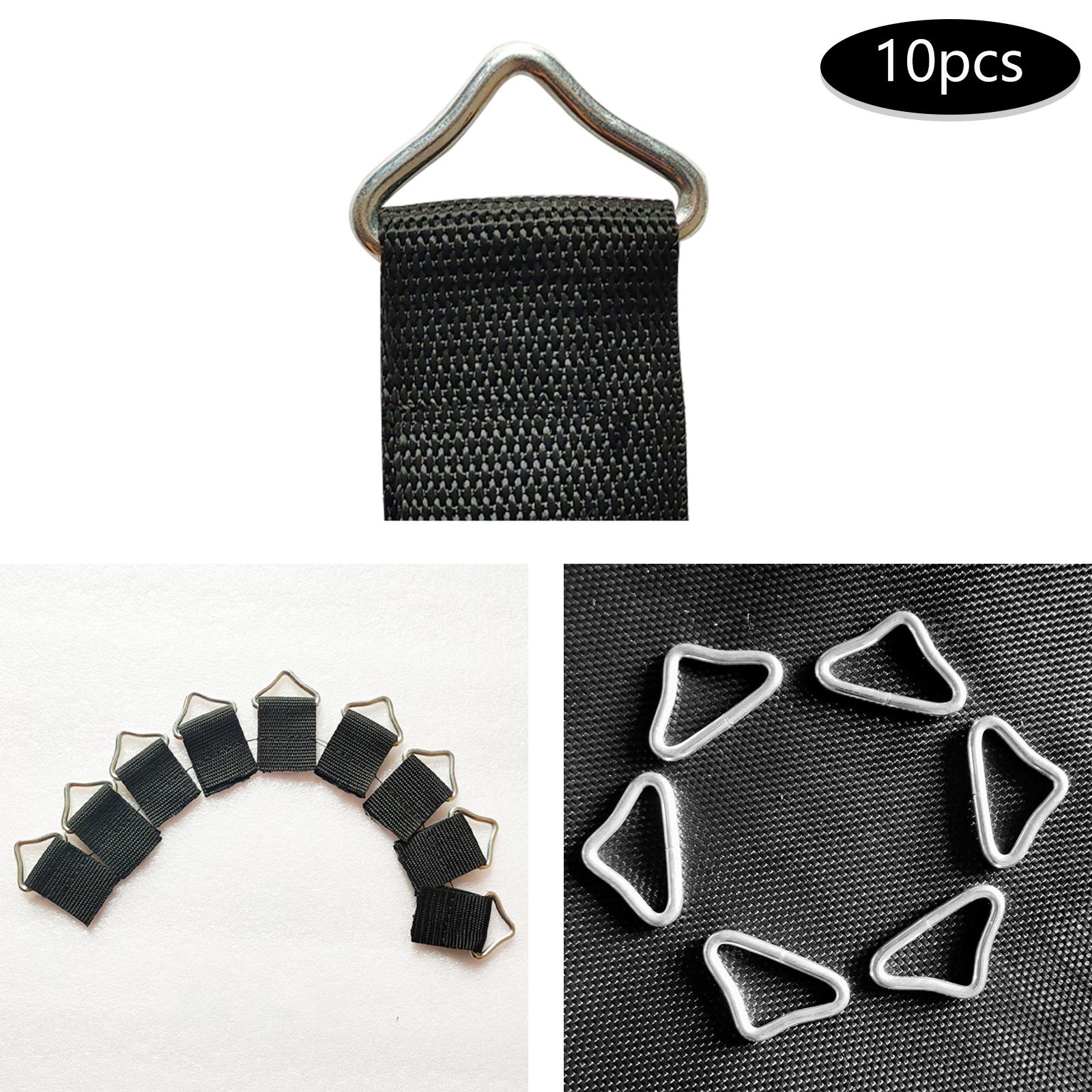 10 パック トライアングル バックル SpBuckles  - Mini Trampoline Spring のレビューと価格