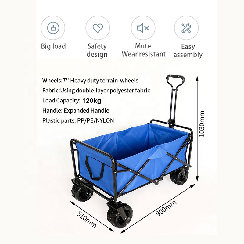 子供用折りたたみ式ワゴン、頑丈な折りたたみ式カート、手押し式 - Kids Outdoor Folding Table のレビューと価格