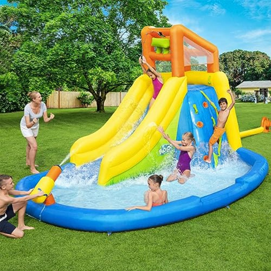 子供用屋外裏庭ウォータースライド：インフレータブルH2OGO - Kids Outdoor Zone のレビューと価格
