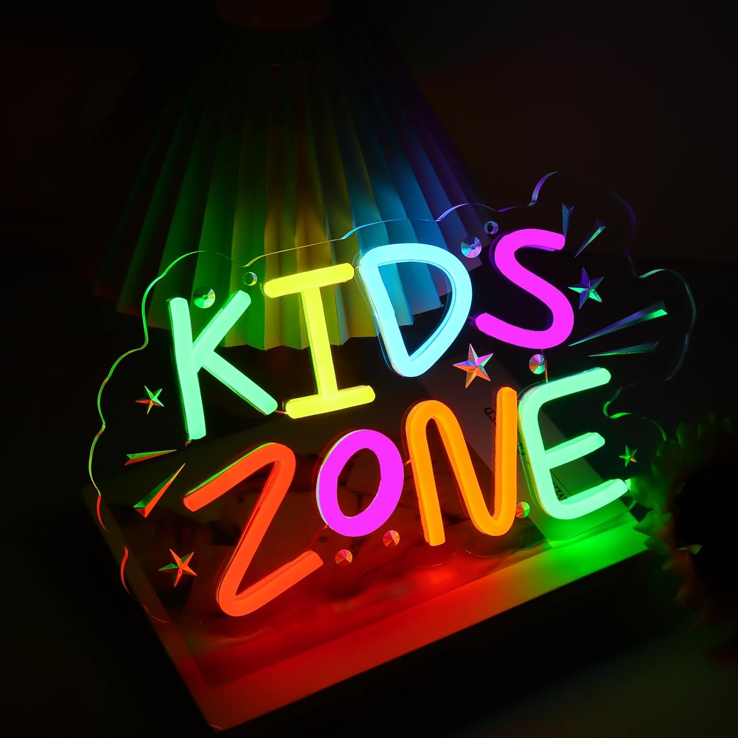 キッズゾーン ネオンサインアート ウォールライト USB電源 - Kids Outdoor Zone のレビューと価格