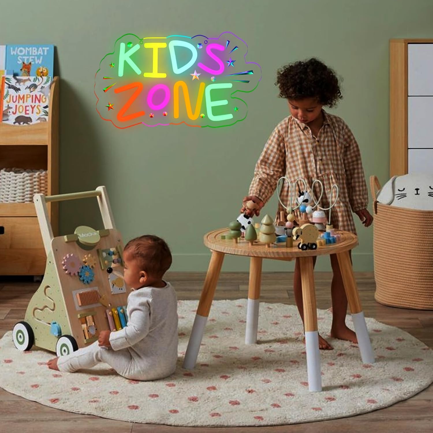 キッズゾーン ネオンサインアート ウォールライト USB電源 - Kids Outdoor Zone のレビューと価格