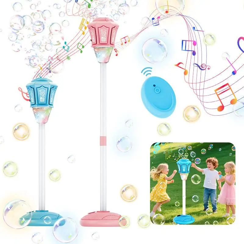 街灯バブルマシン ライトと音楽付き 全自動バブル吹き出し 屋 - Kids Outdoor Music のレビューと価格