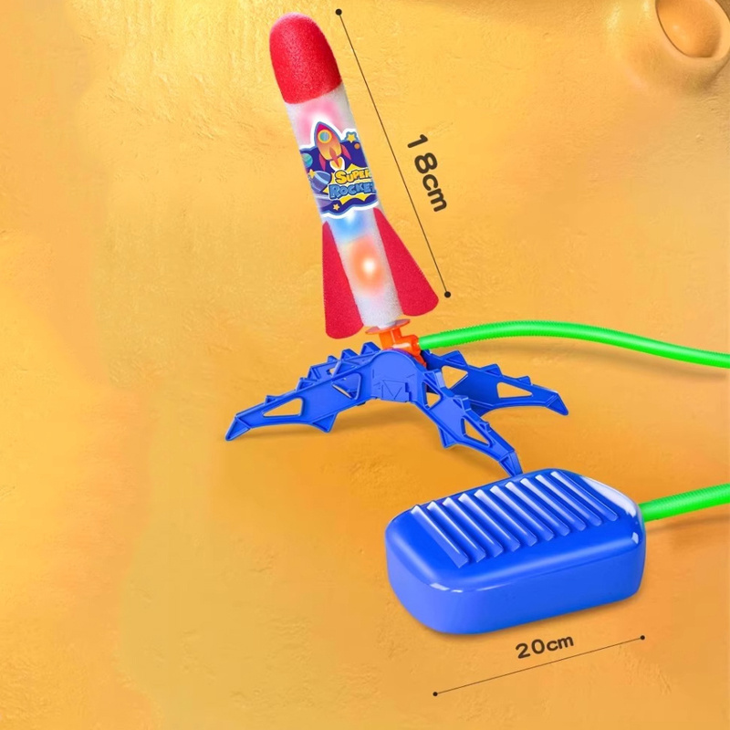 子供用高飛行ロケットランチャーおもちゃ 光るEVAフォームジ - Kids Outdoor Explorer Set のレビューと価格