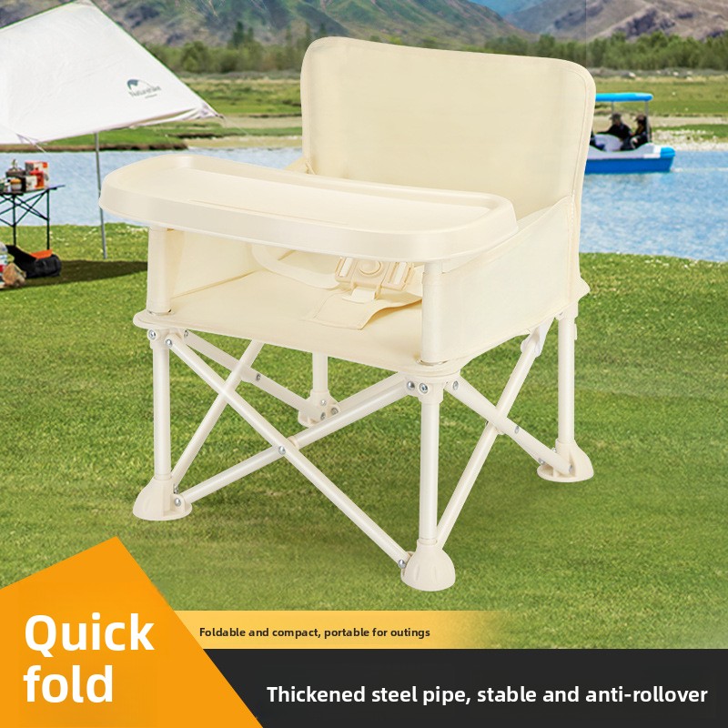 折りたたみ式背もたれ付きベビーダイニングチェア、ポータブルキ - Kids Outdoor Furniture のレビューと価格