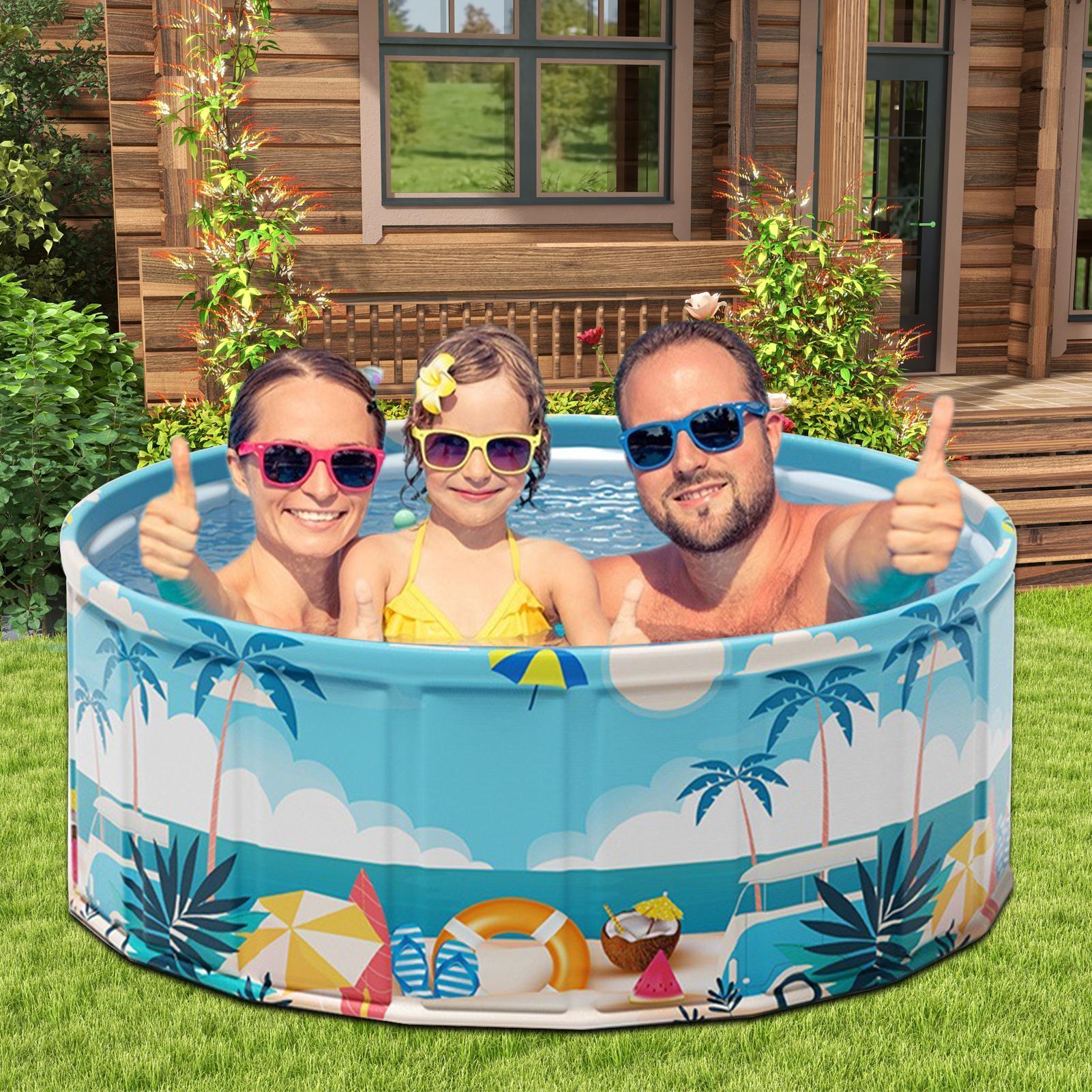 折りたたみ式キッズプール、折りたたみ式ペット用子犬用ウォータ - Kids Outdoor Yard のレビューと価格