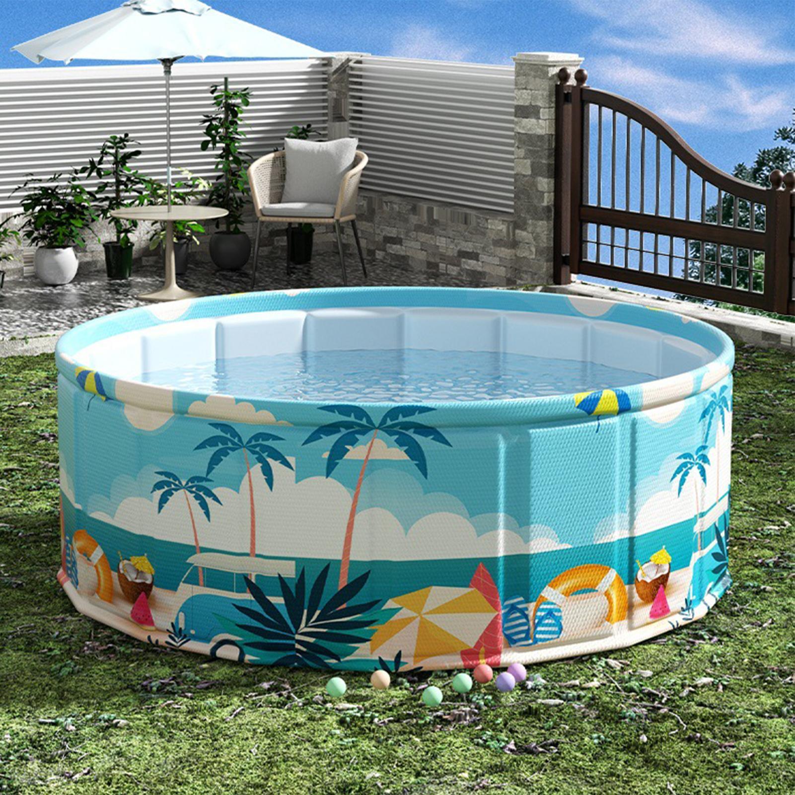 折りたたみ式キッズプール、折りたたみ式ペット用子犬用ウォータ - Kids Outdoor Yard のレビューと価格