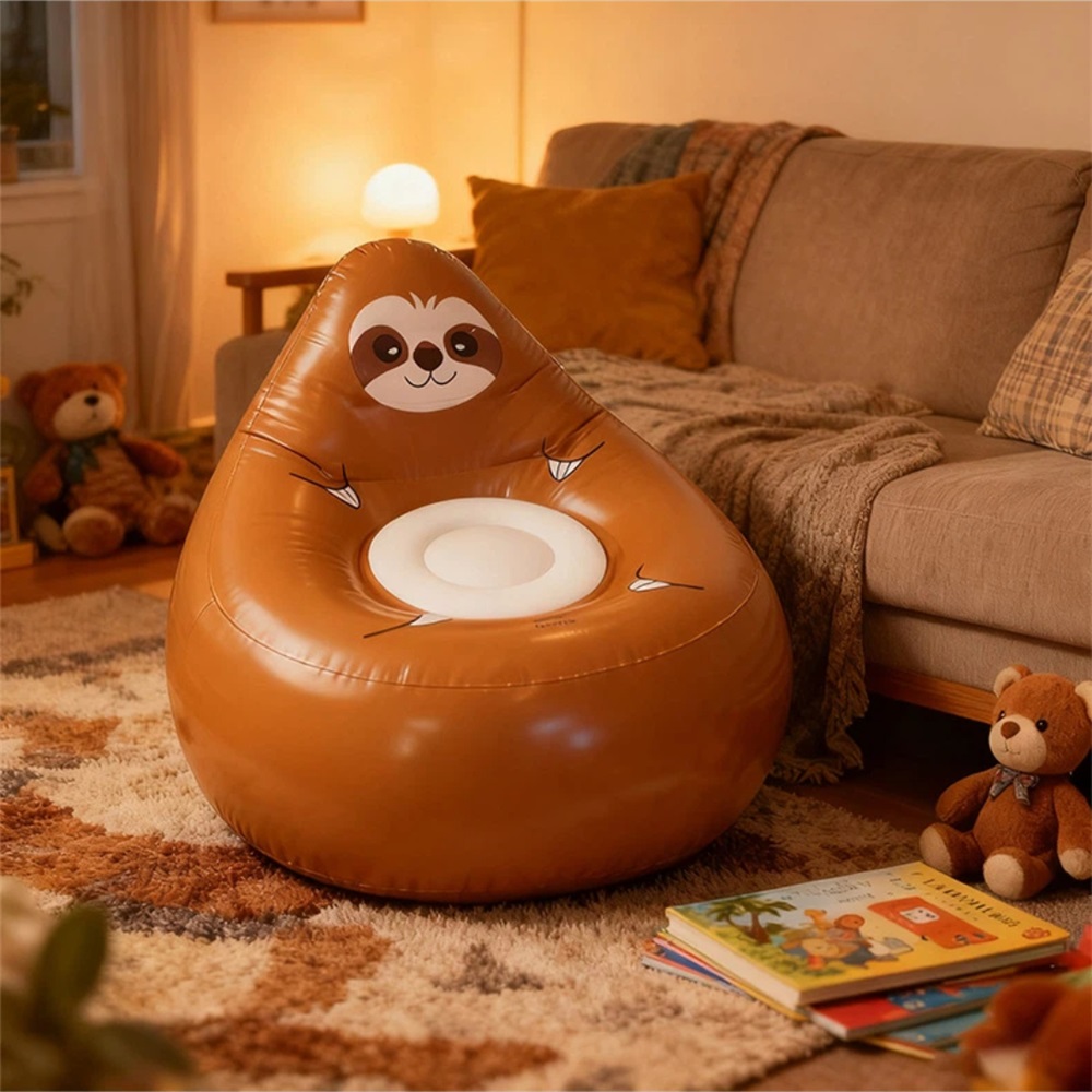漫画風PVC製インフレータブルソファ、子供用ポータブル快適カ - Kids Outdoor Furniture のレビューと価格