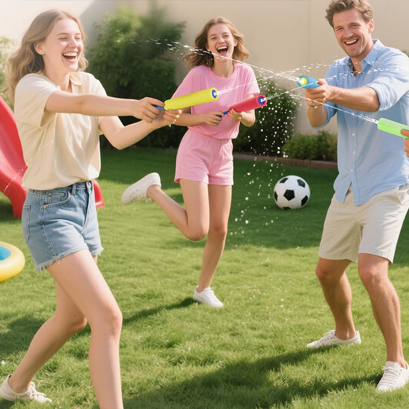 花火水鉄砲おもちゃストレートチューブ水鉄砲子供大人夏のプール - Kids Outdoor Water Play のレビューと価格