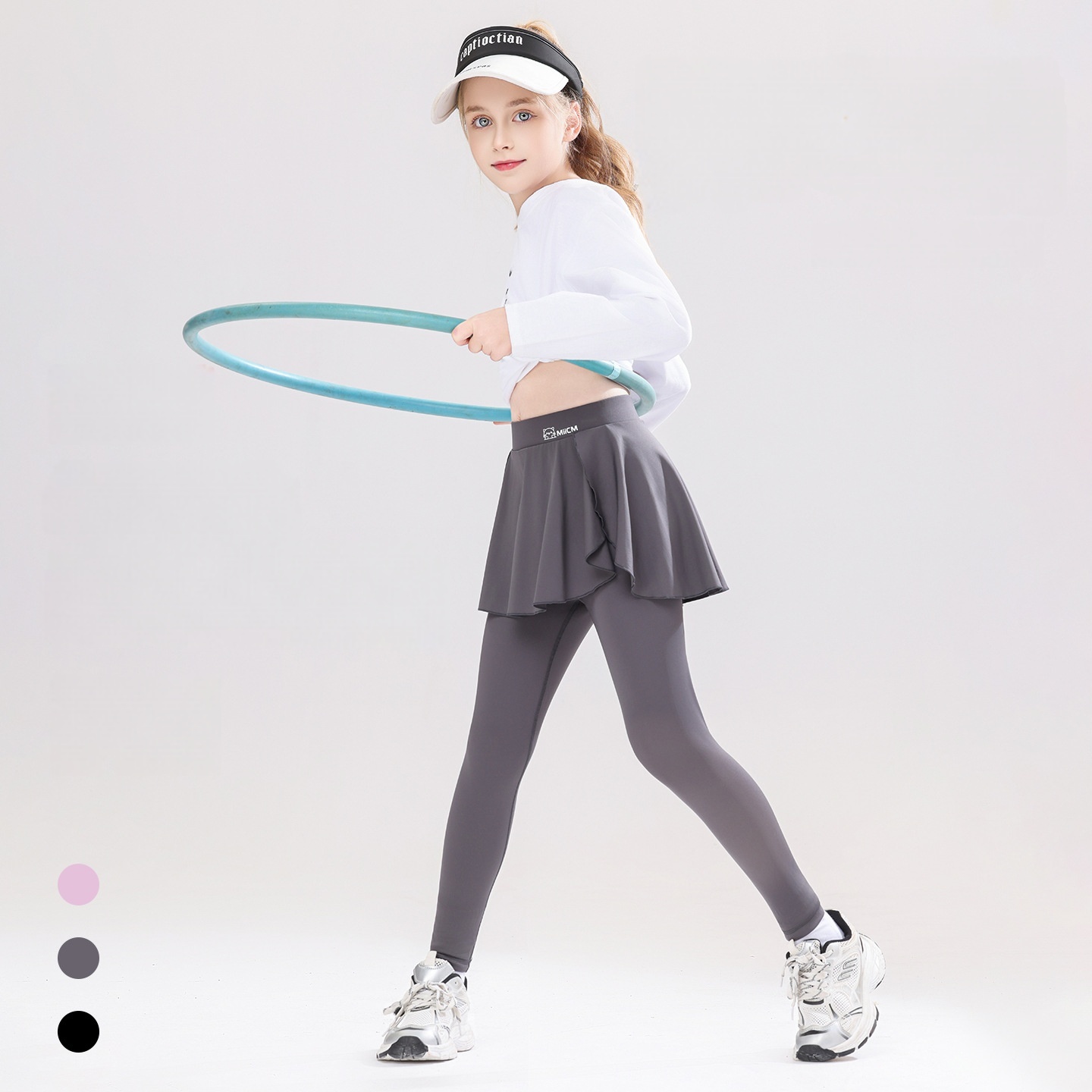 2026 新しい女の子スカートレギンス子供ハイウエストヨガパ - Kids Outdoor Yoga のレビューと価格