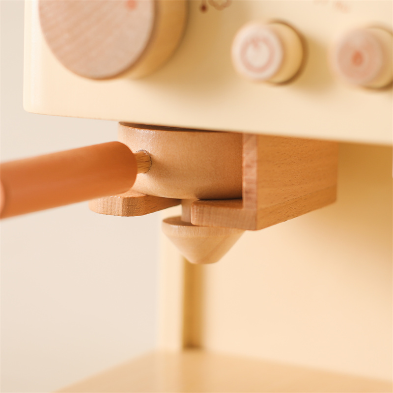 子供木製モンテッソーリおもちゃセット子供コーヒーマシンキッチ - Kids Outdoor Kitchen Accessories のレビューと価格