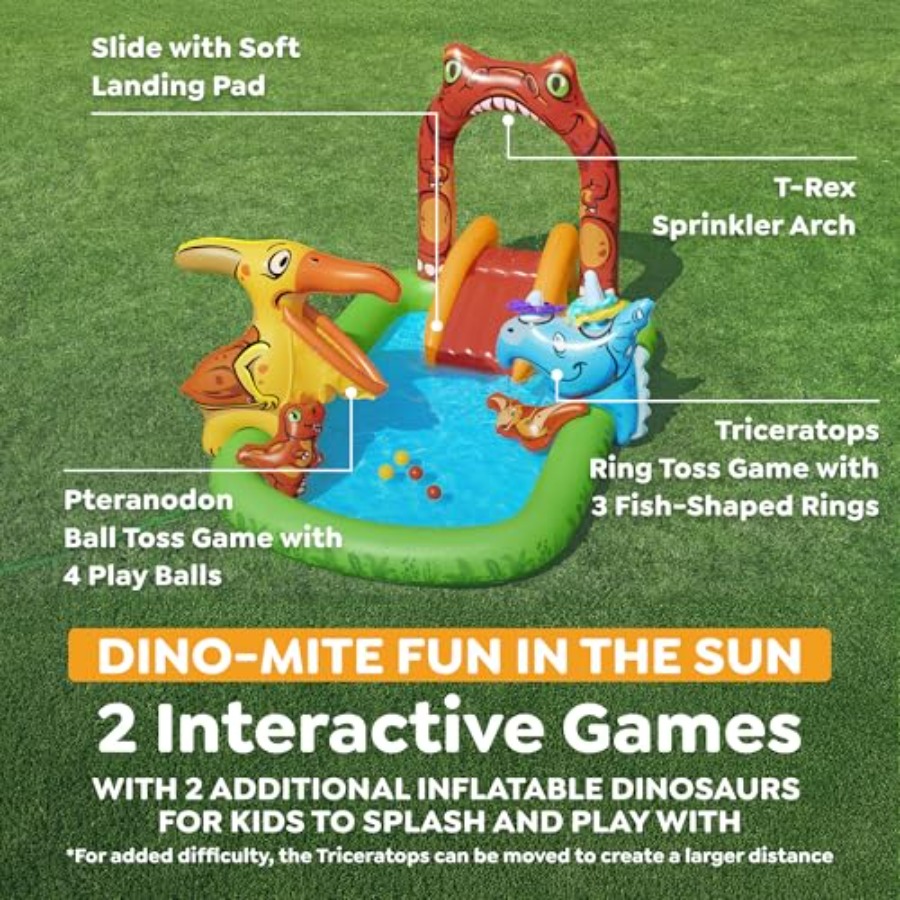子供向け屋外ウォータープレイセンター、PVC素材、青緑色、イ - Kids Outdoor Water Play のレビューと価格